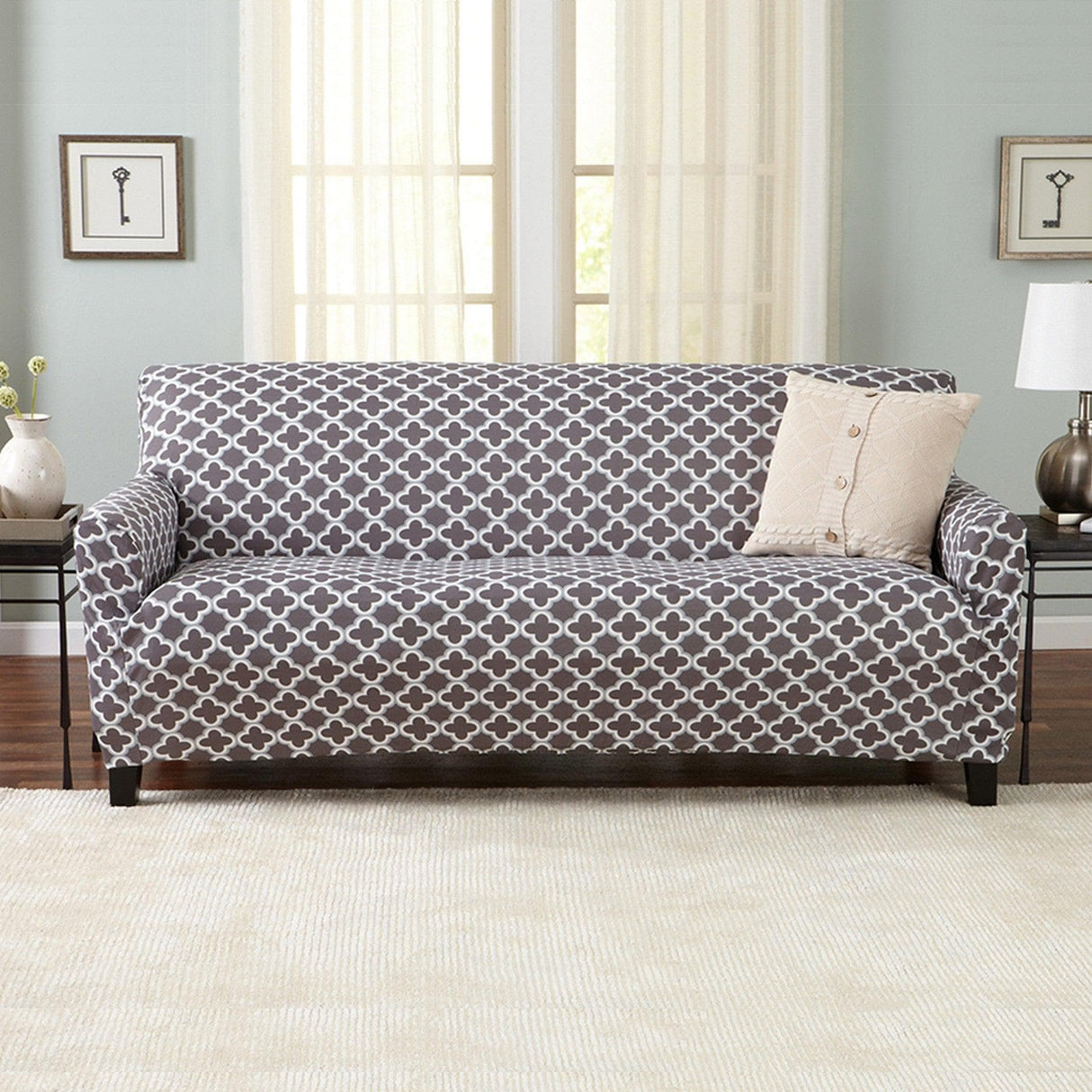 Twill Stretch Slipcover - Fallon Collection