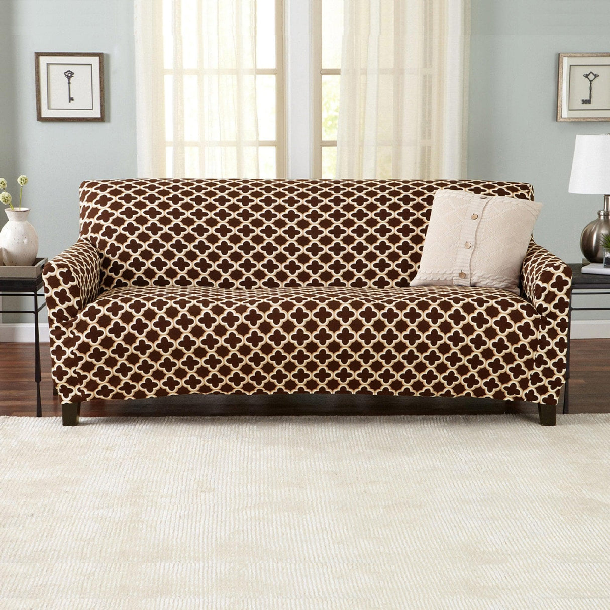 Twill Stretch Slipcover - Fallon Collection