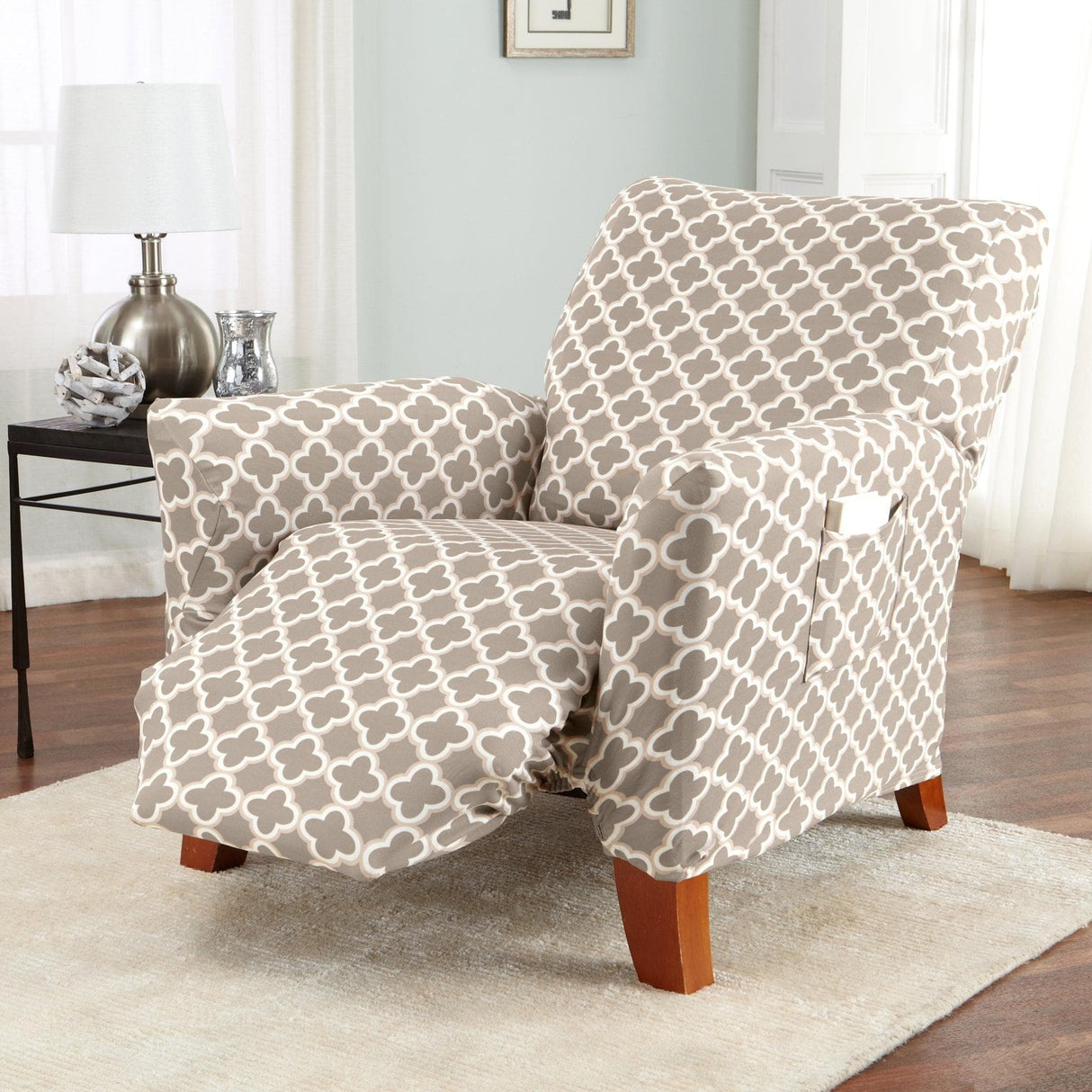 Twill Stretch Slipcover - Fallon Collection