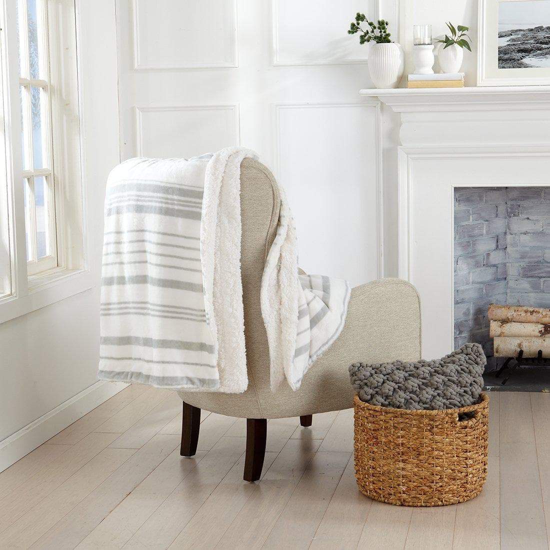 Velvet Plush Sherpa Luxury Bed Blanket - Kinsley Collection