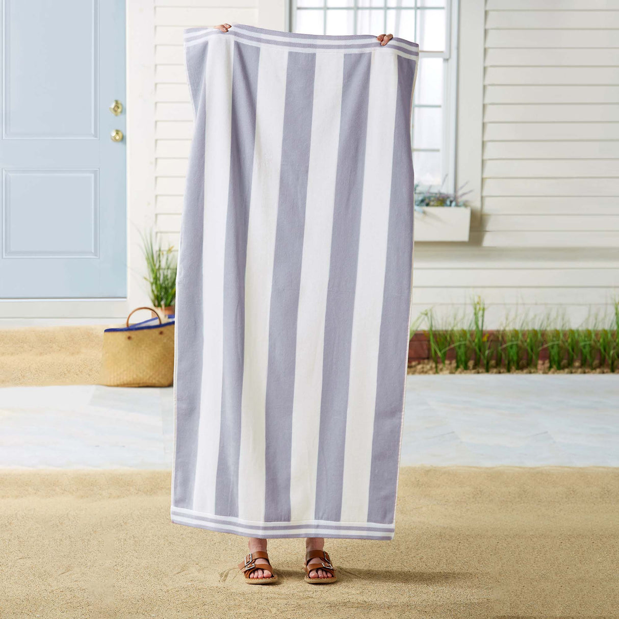 4 Pack Striped Cabana Oversized Beach Towel - Edgartown
