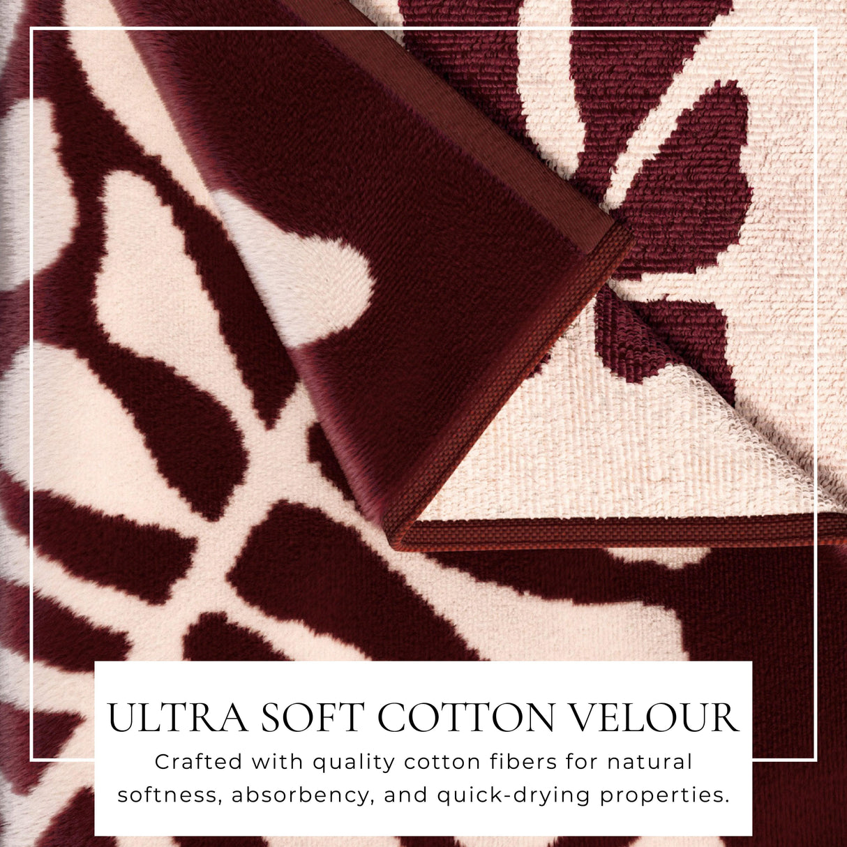 Oversized Retro Printed Beach Towel - St. Barts Collection