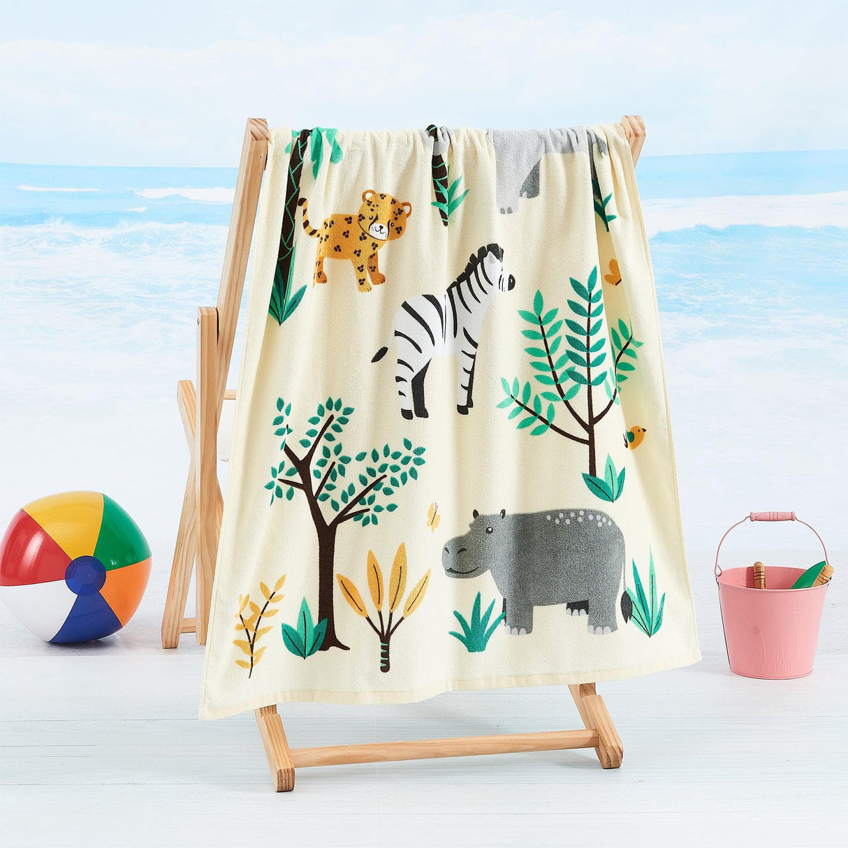 Vibrant Kids Beach Towel - Keilani Collection