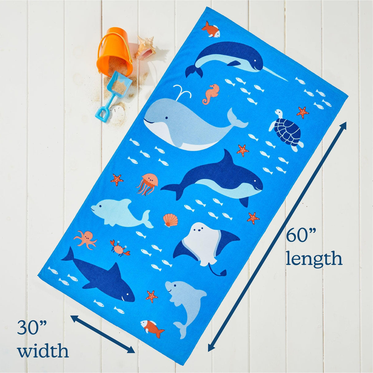 Vibrant Kids Beach Towel - Keilani Collection