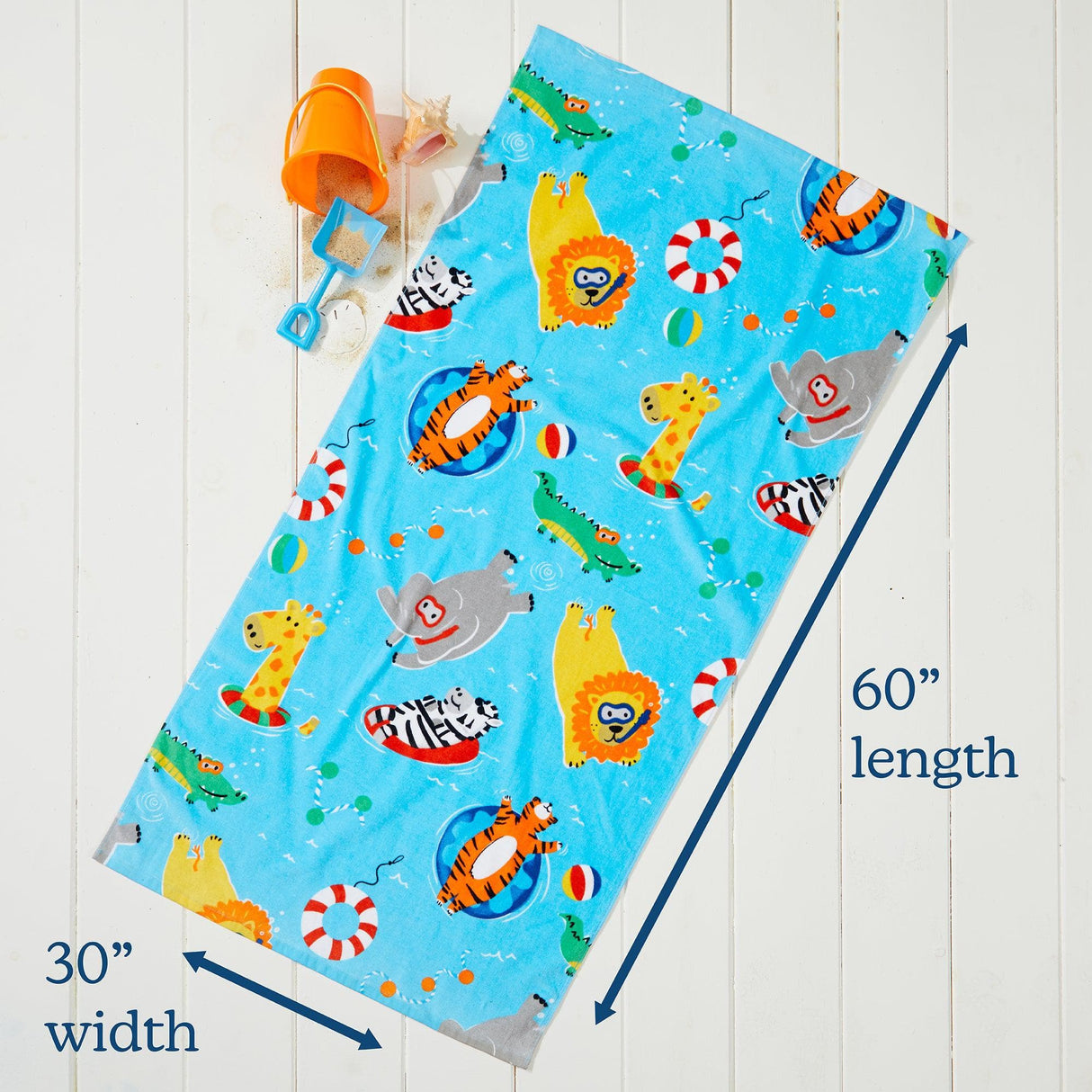Vibrant Kids Beach Towel - Keilani Collection
