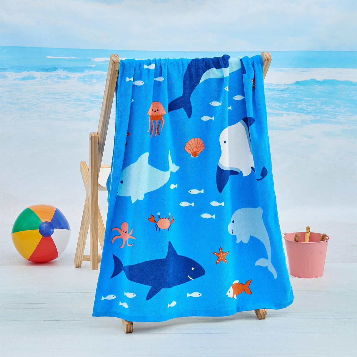 Vibrant Kids Beach Towel - Keilani Collection