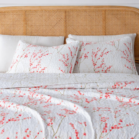 3-Piece-Floral-Quilt-Set-Sakura-Collection-Quilts