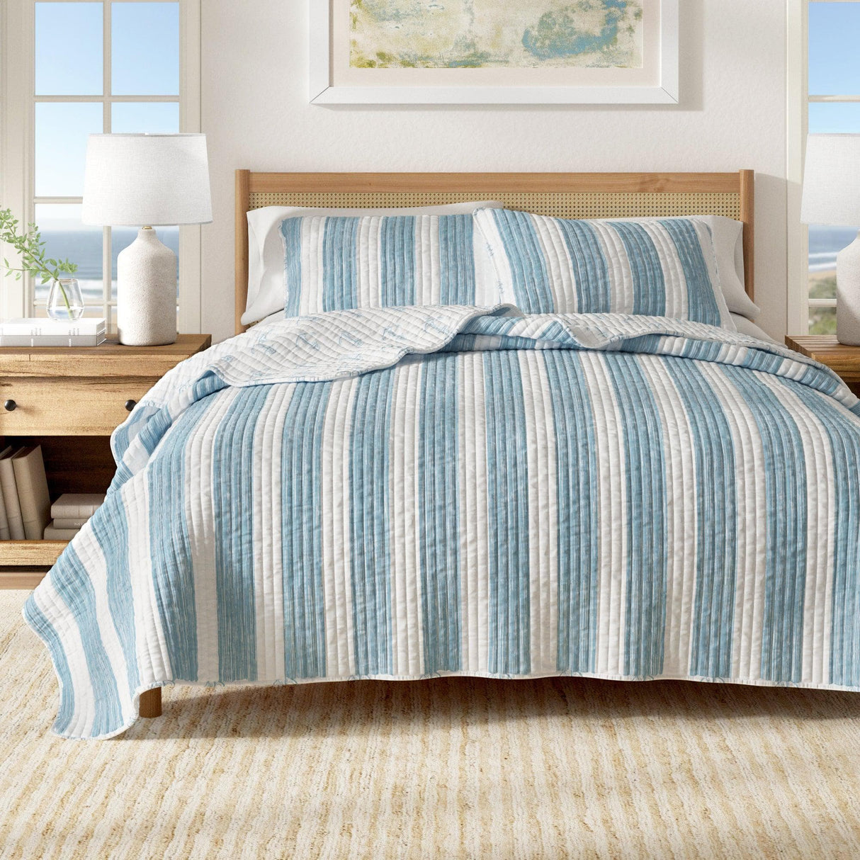 3-Piece Coastal Quilt Set - Casco Bay Collection