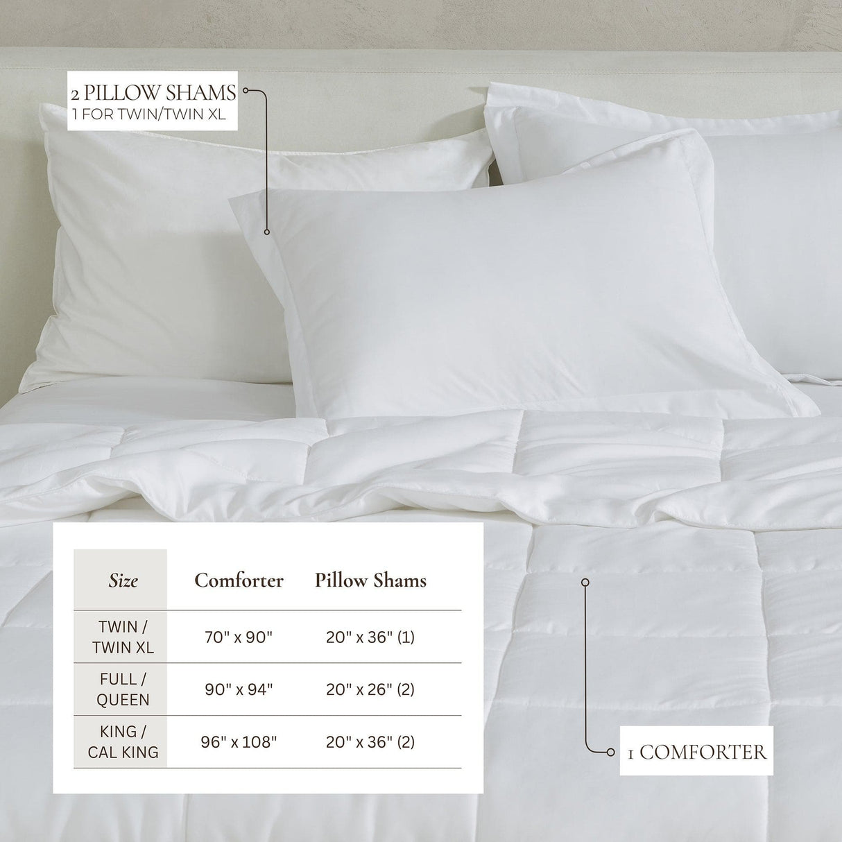 Reversible Comforter Set - Odette Collection
