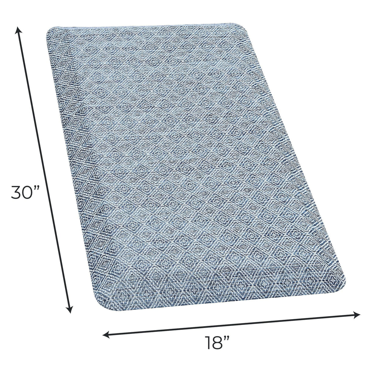 Cushioned Textured Anti-Fatigue Standing Kitchen Mat