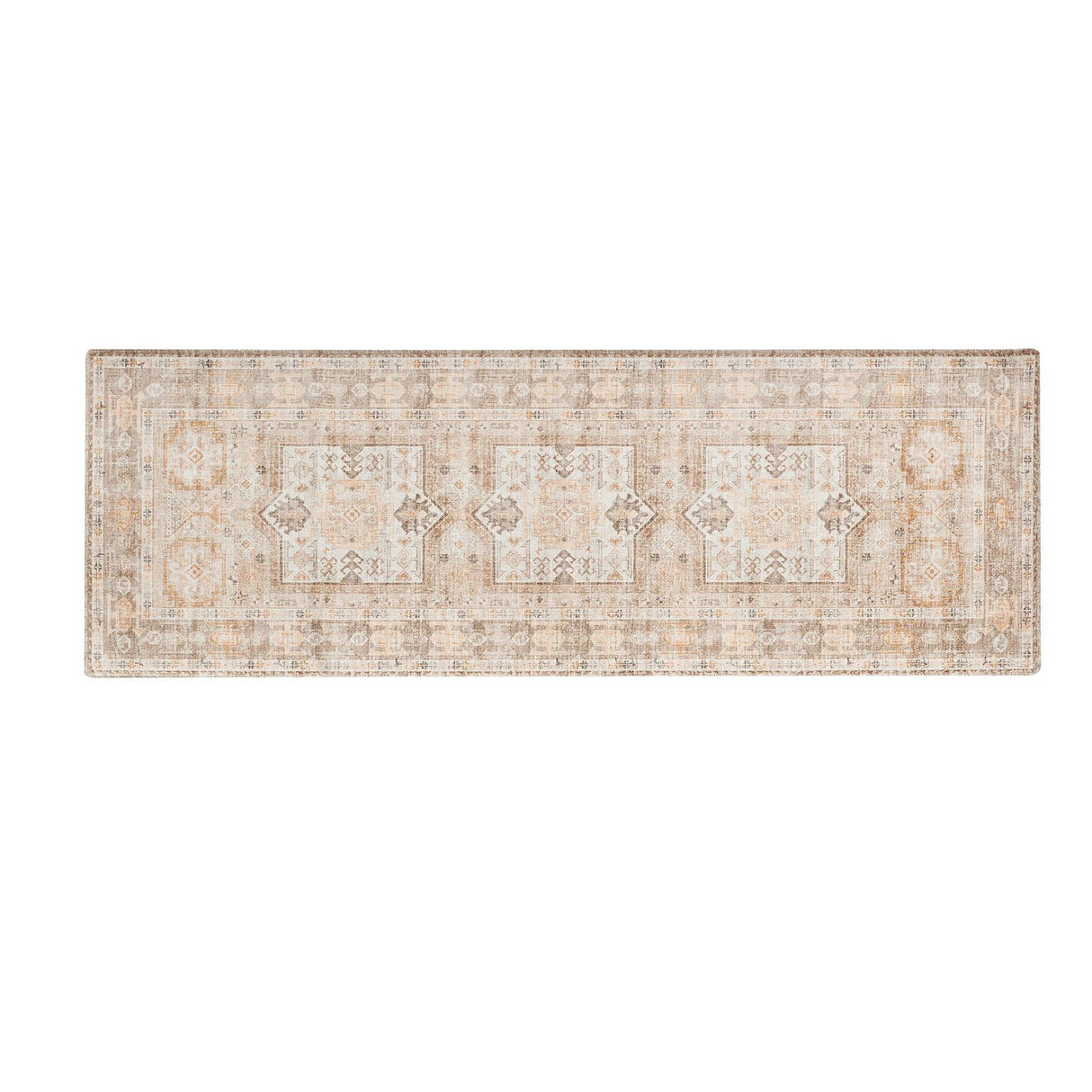 Medallion Machine Washable Accent Runner 2'4" x 7' - Nava Collection