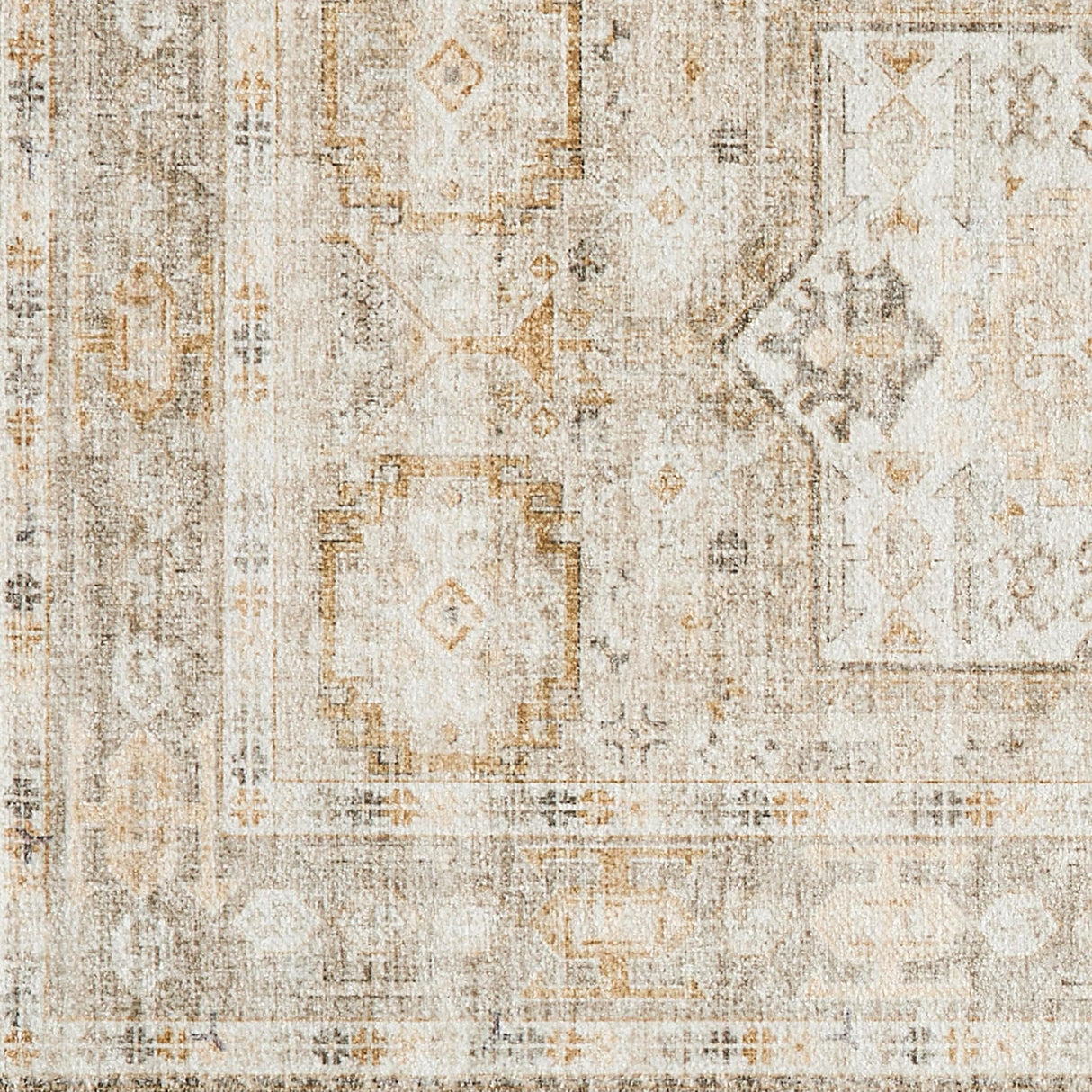 Medallion Machine Washable Accent Area Rug 5' x 7' - Nava Collection