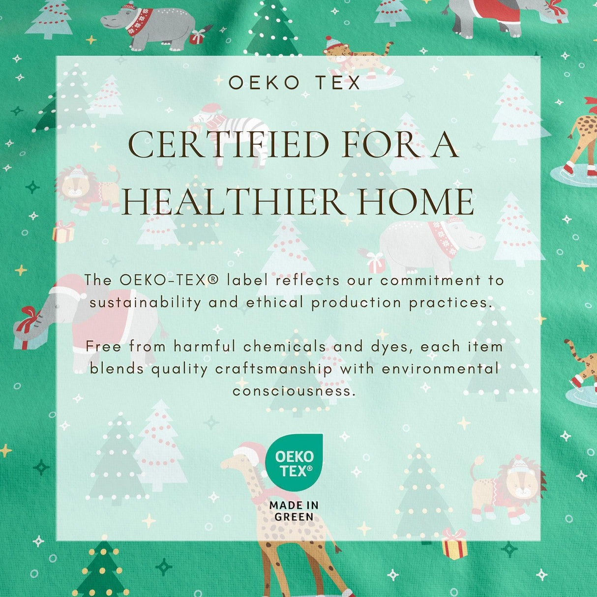 4-Piece Turkish Cotton Christmas Flannel Sheet - Whittaker Collection