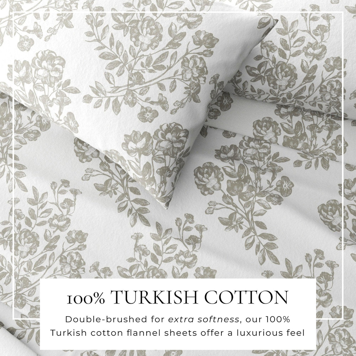 Turkish Cotton Flannel Sheet - Belle Collection