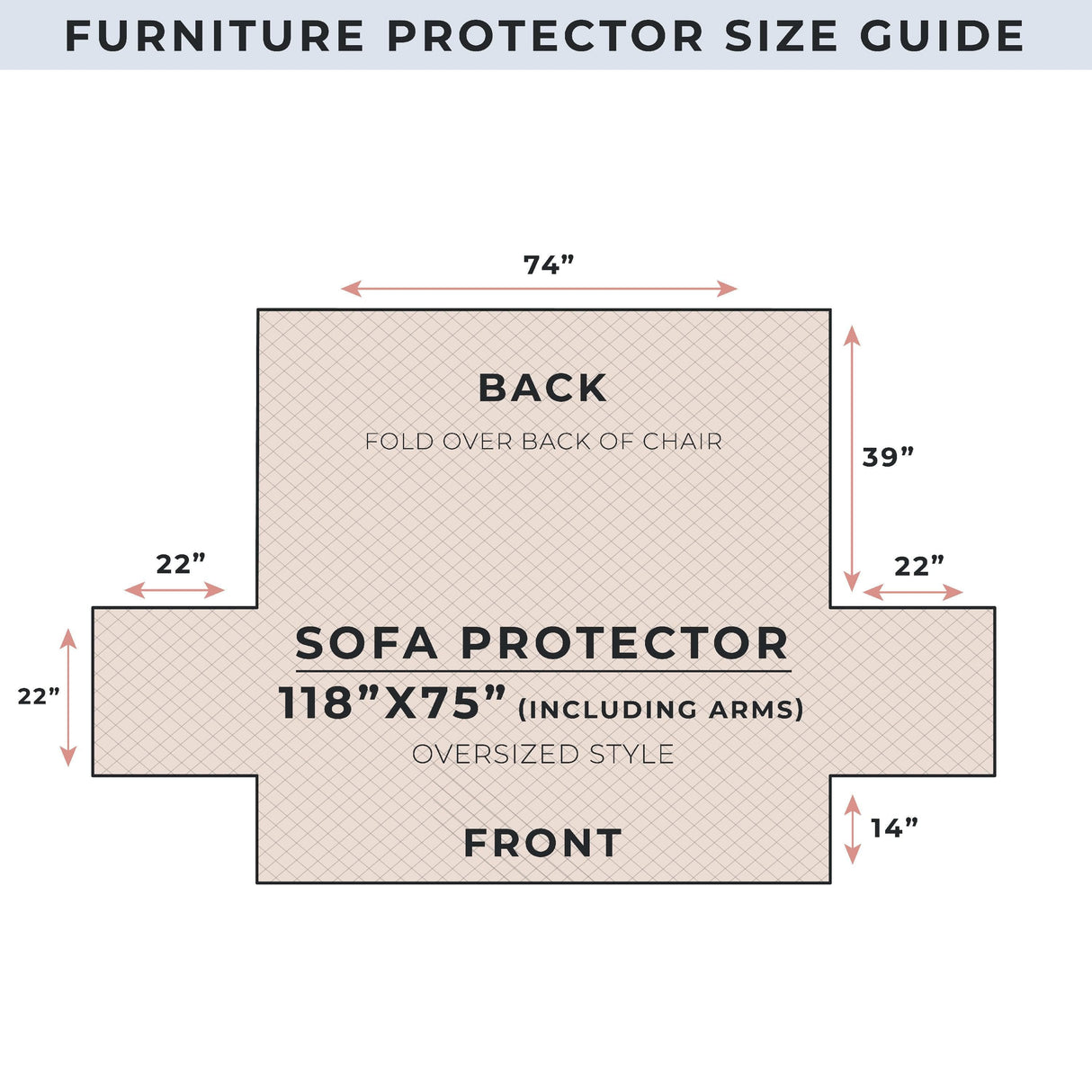 Reversible Furniture Protector - Elenor Collection