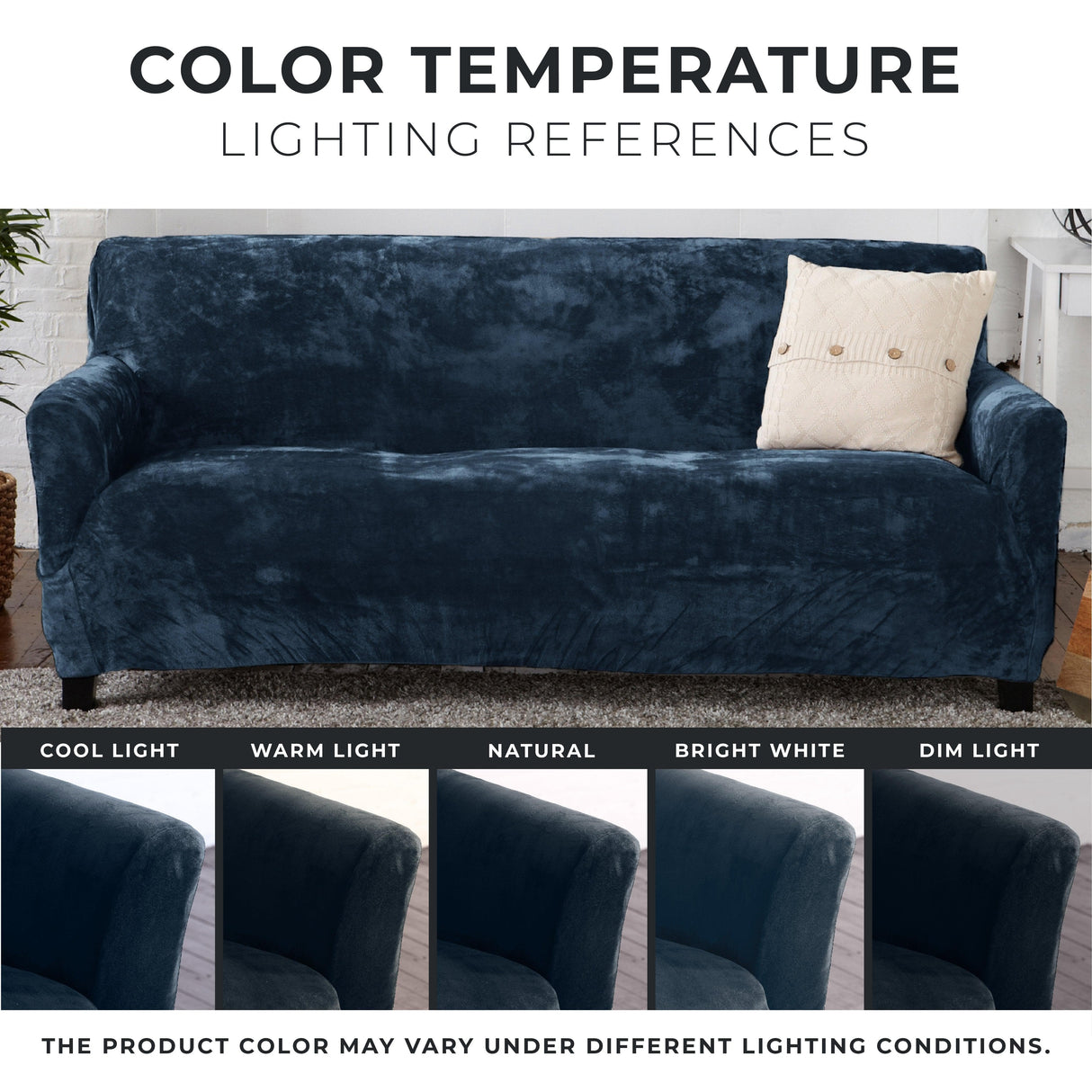 Velvet Stretch Slipcover - Gale Collection
