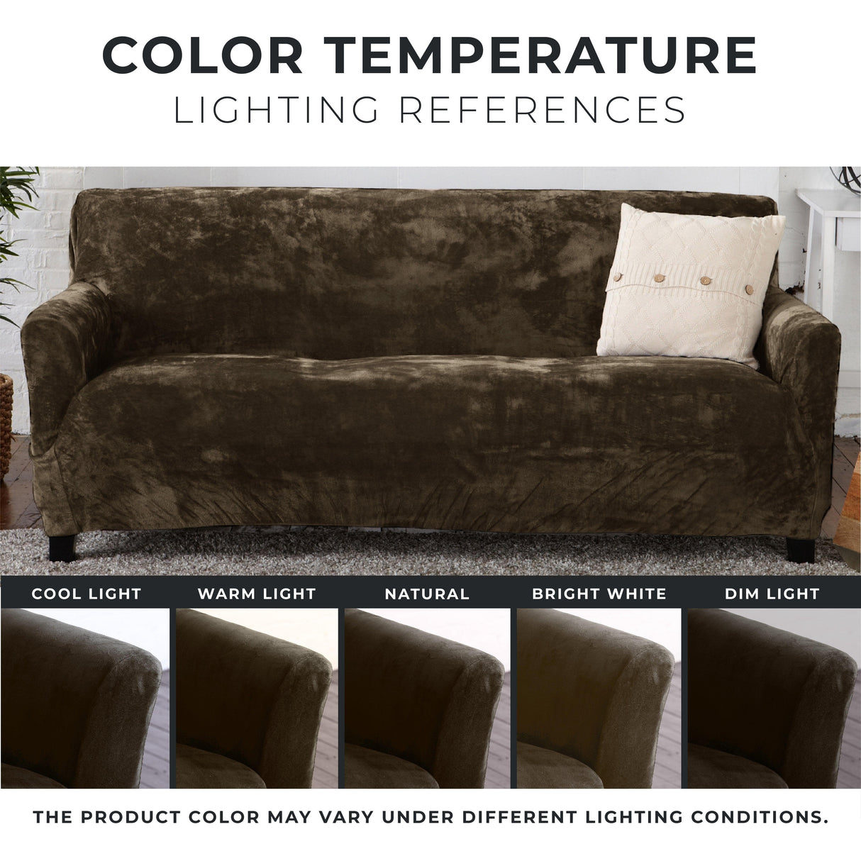 Velvet Stretch Slipcover - Gale Collection