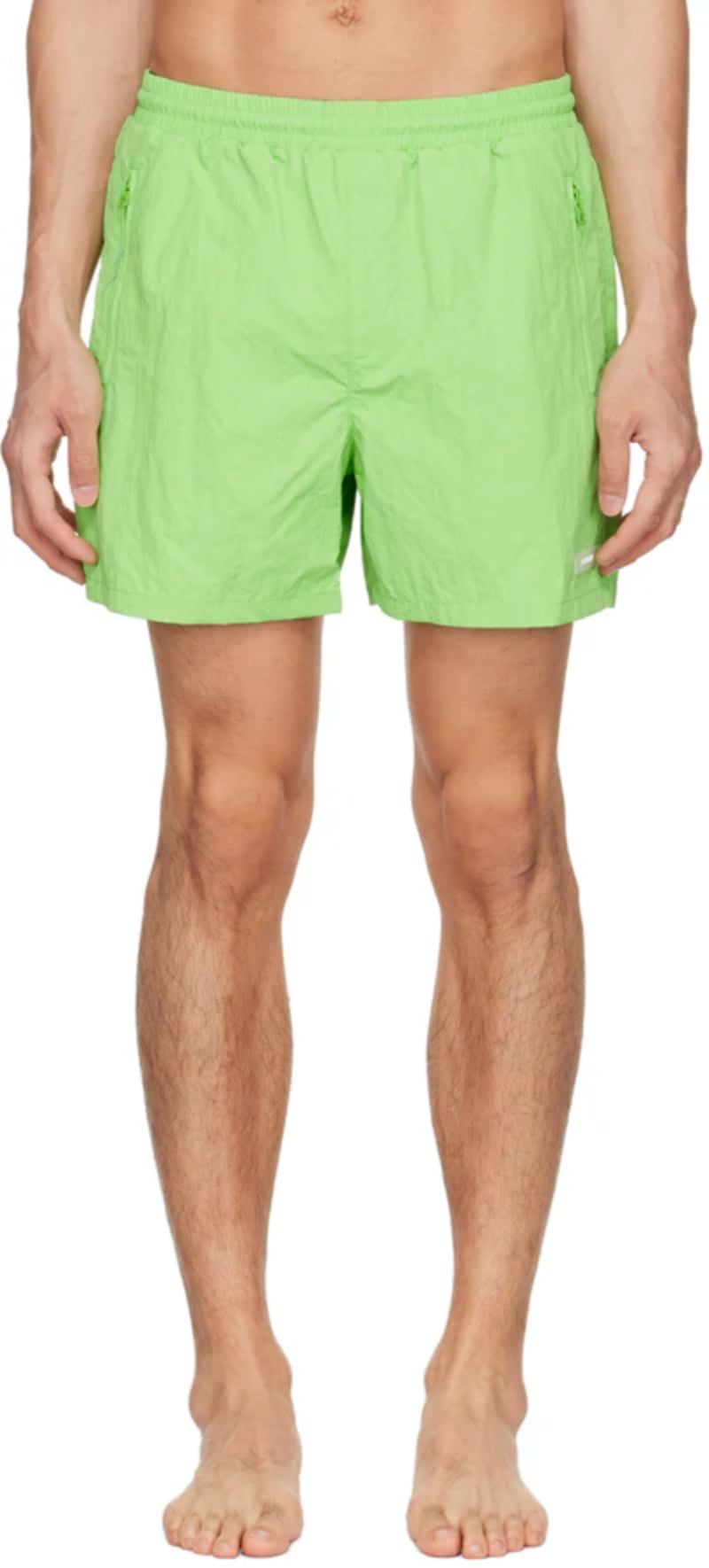 Helmut Lang MEN'S AIRY Logo Polyamide-Blend Swim Shorts – Lightweight and Quick-Drying
