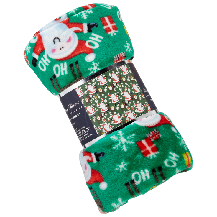 Decor&More Home Essentials Christmas Throw
