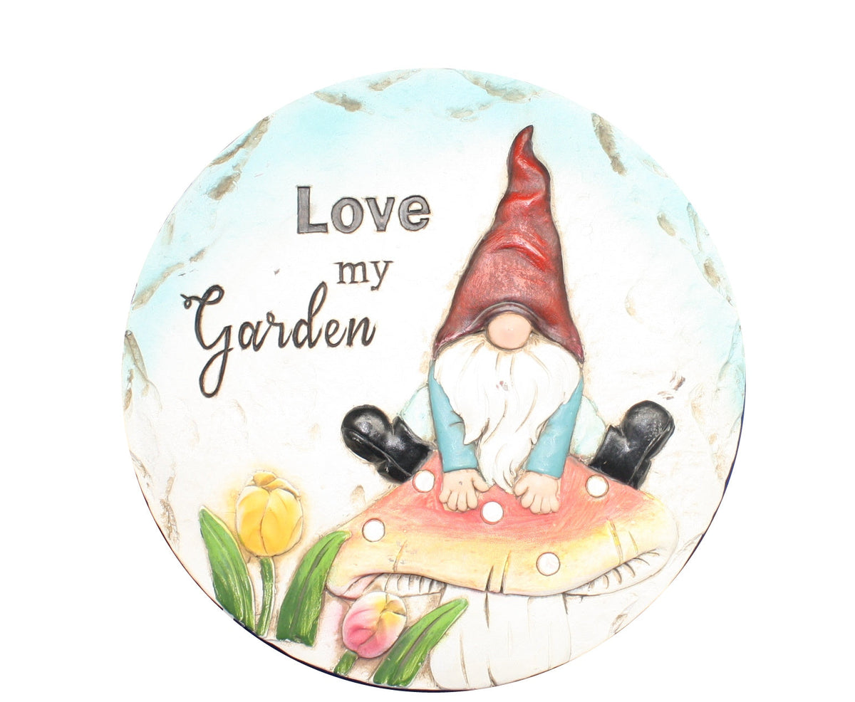 Cement Gnome Stepping Stone -
