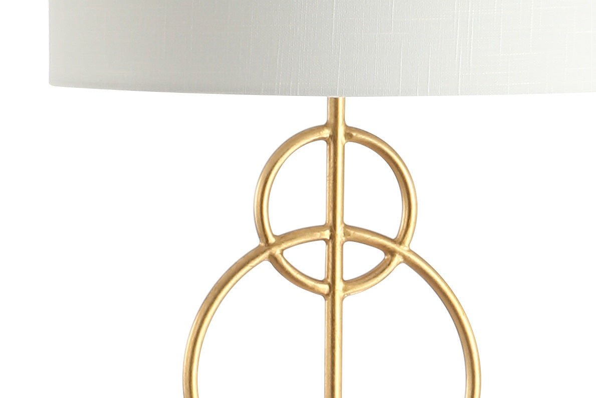 Haines modern circle marble/metal led floor lamp - Tuesday Morning - Floor Lamps