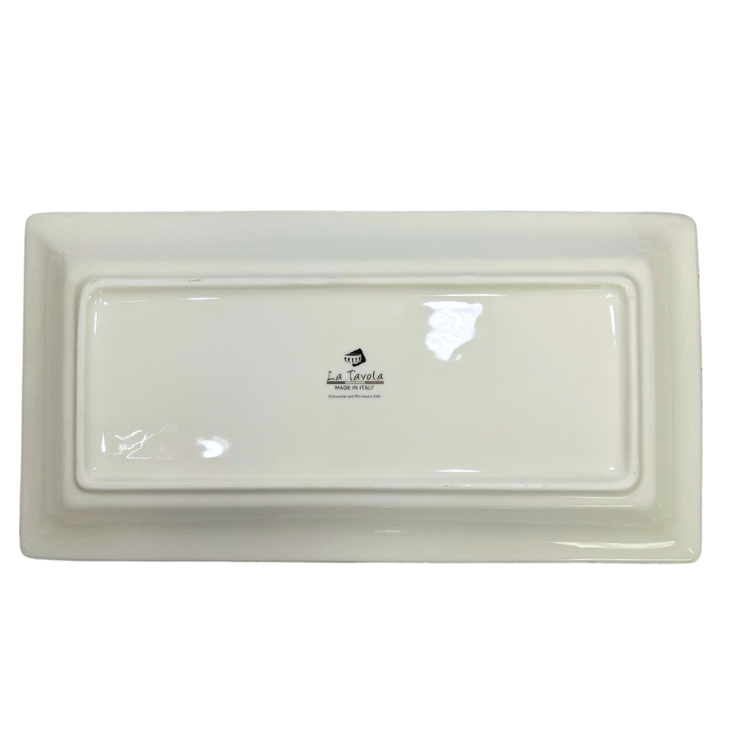 Hand Painted Italian Ceramic Rectangular Platter Cherry - Tuesday Morning - Serving Platters