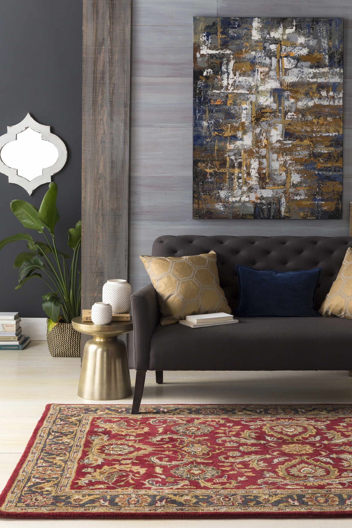 Hankamer Persian Style Wool Rug - Clearance