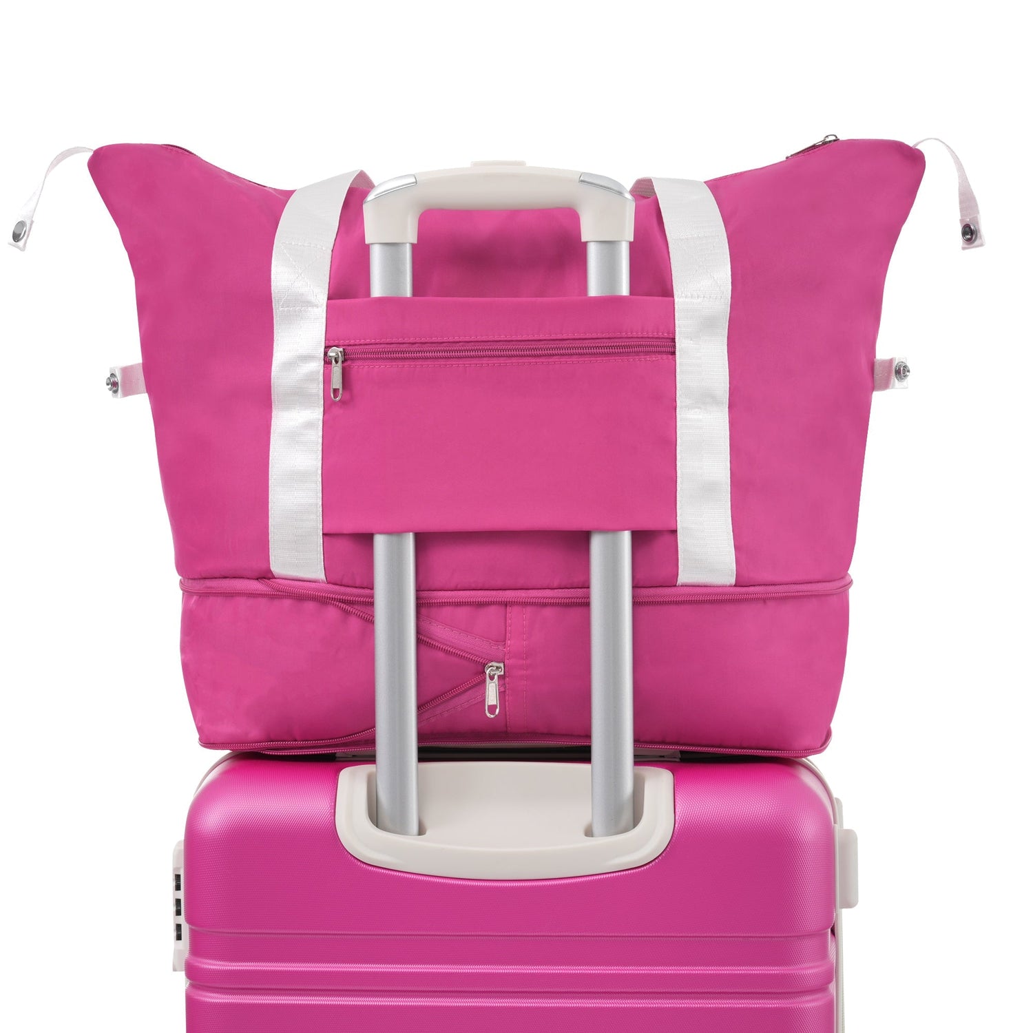 Hardshell Lightweight Suitcase Double Spinner Wheels with TSA Lock ,Single Vintage Luggage with Bag - Tuesday Morning - Luggage