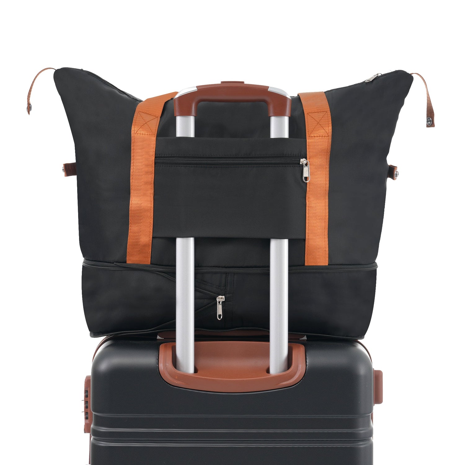 Hardshell Lightweight Suitcase Double Spinner Wheels with TSA Lock ,Single Vintage Luggage with Bag - Tuesday Morning - Luggage