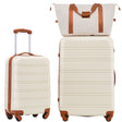 Hardshell Luggage Sets 2Pcs + Bag Spinner Suitcase with TSA Lock Lightweight 20" + 28" - Tuesday Morning - Luggage