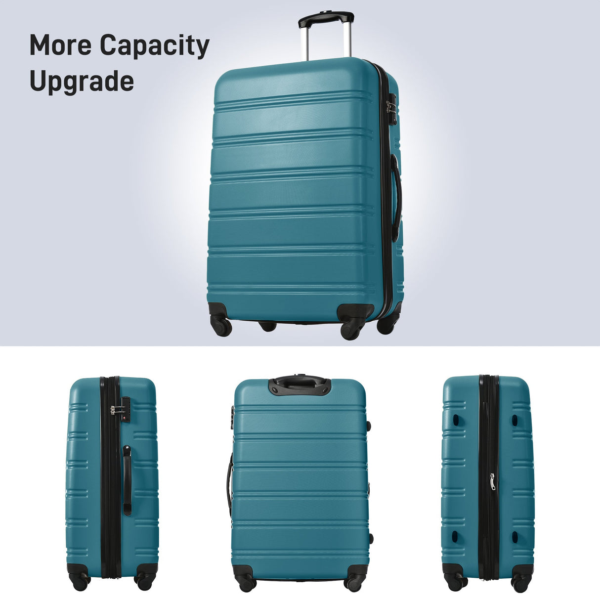Hardshell Luggage Sets 4 pcs + Bag Spinner Suitcase with TSA Lock Lightweight Luggages - Tuesday Morning - Luggage Sets