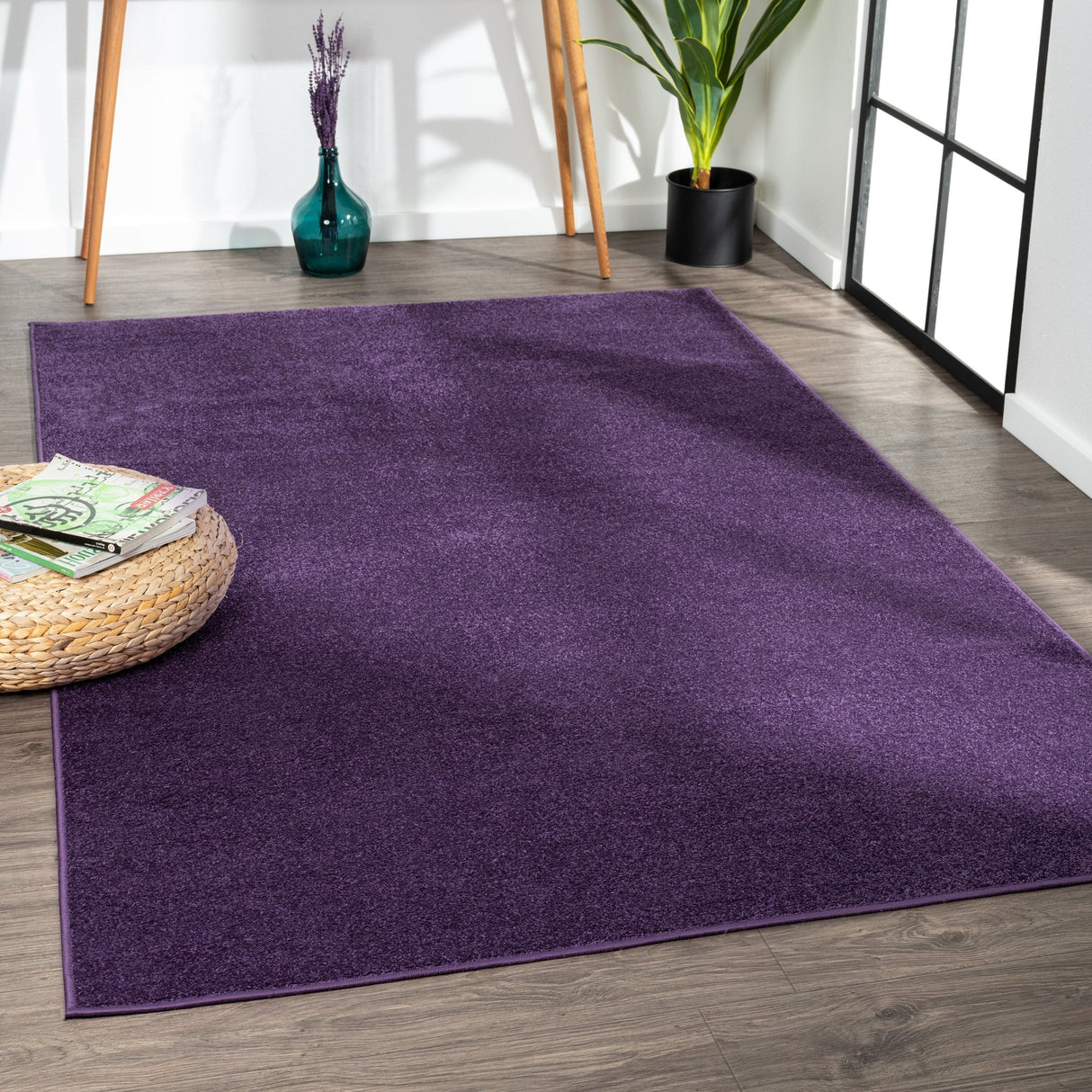Haze Solid Unique Low - Pile Area Rug - Tuesday Morning - Area Rugs