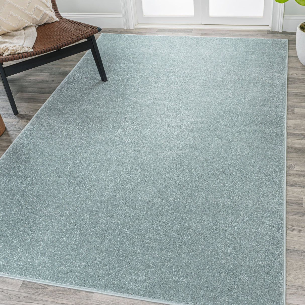 Haze Solid Unique Low - Pile Area Rug - Tuesday Morning - Area Rugs