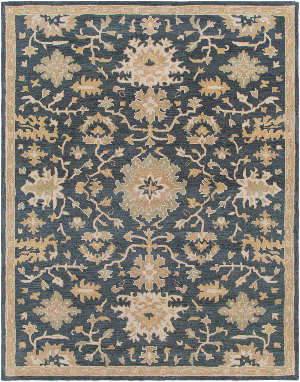 Caesar 1154 Navy Wool Rug