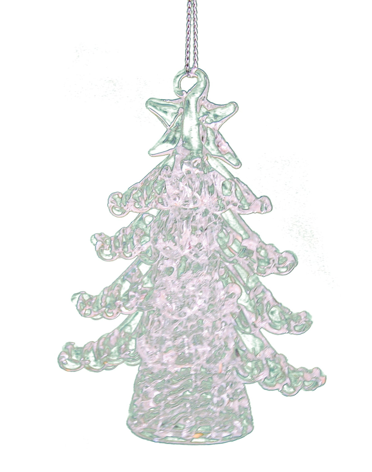 Spunglass Ornament - Gold Reindeer