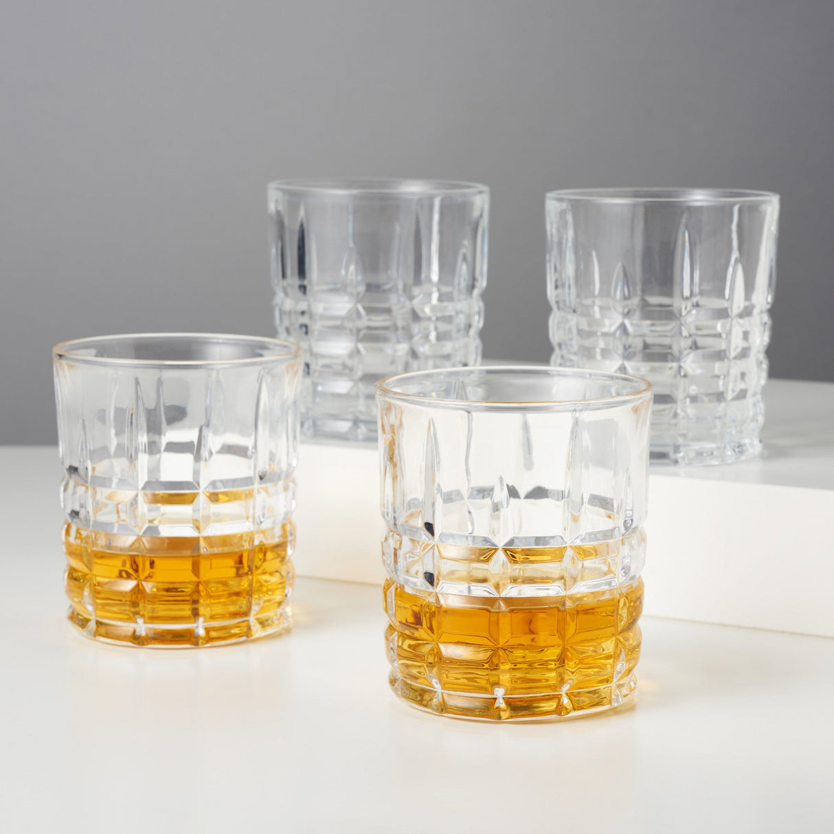 Highland Crystal Rocks Glasses Viski® - Tuesday Morning - Drinking Glasses