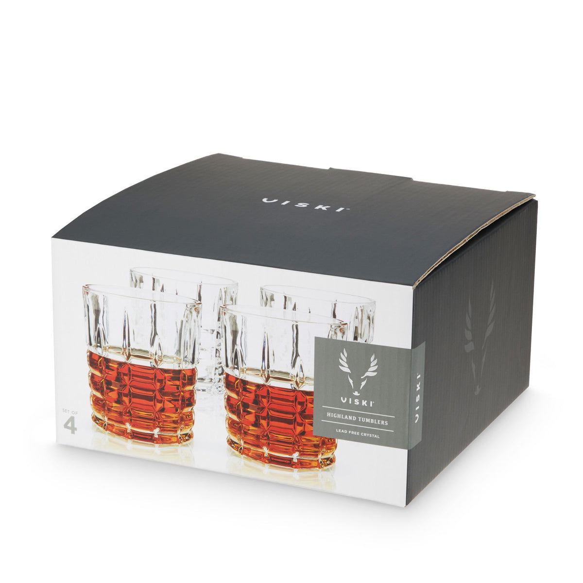 Highland Crystal Rocks Glasses Viski® - Tuesday Morning - Drinking Glasses