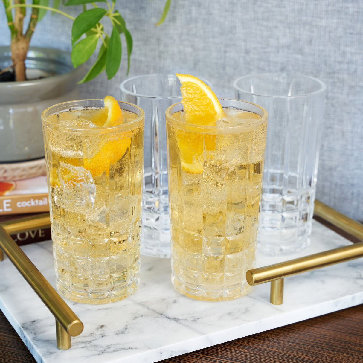 Highland Highball Tumblers set of 4 - Tuesday Morning - Tumblers