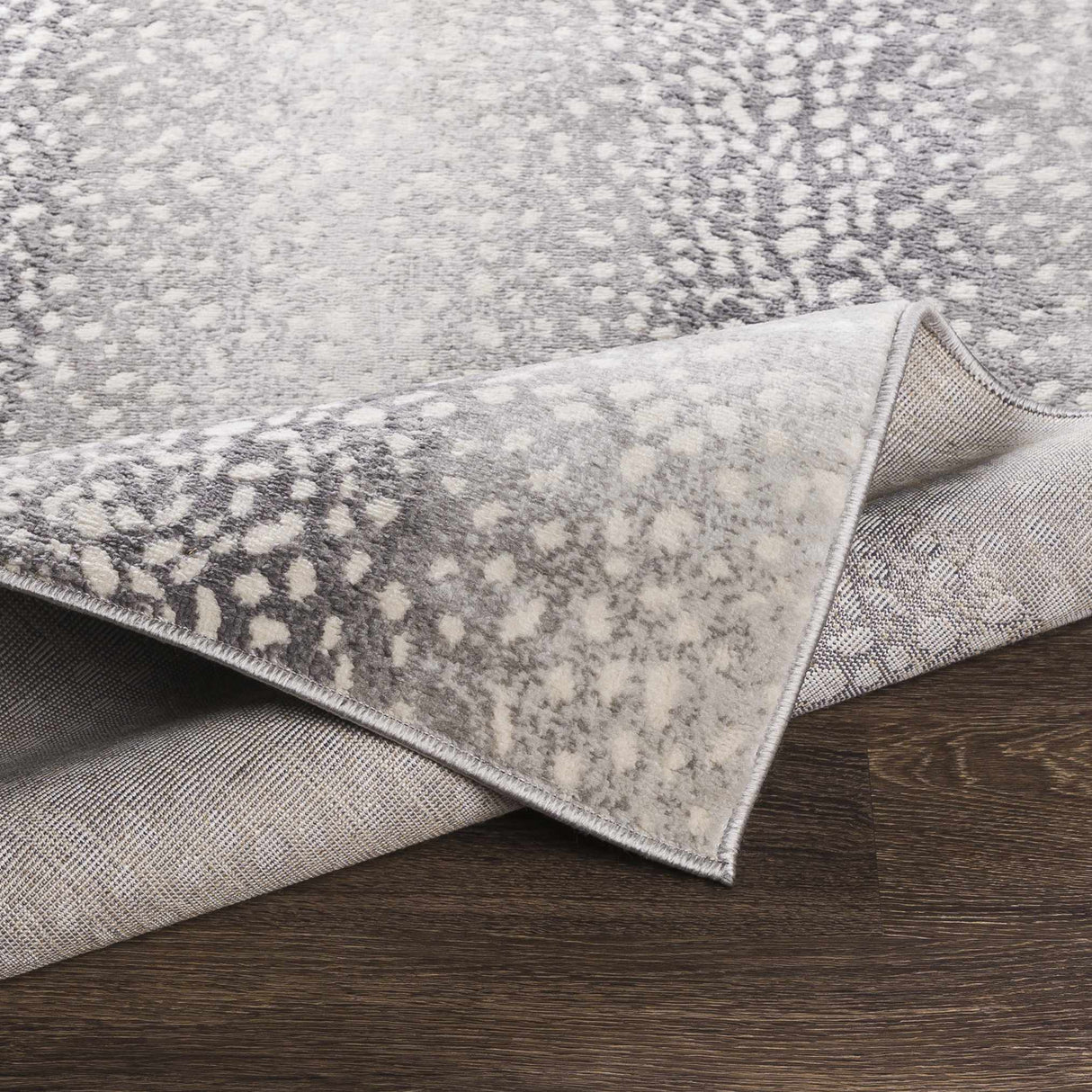 Pointblank Black & Gray Antelope Print Rug