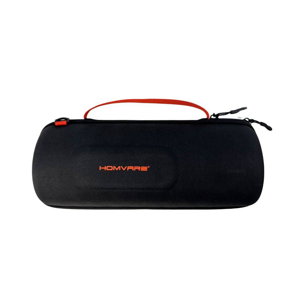 Homvare Portable Speaker Case with Adjustable Strap – Durable Storage for Travel & Protection - Black