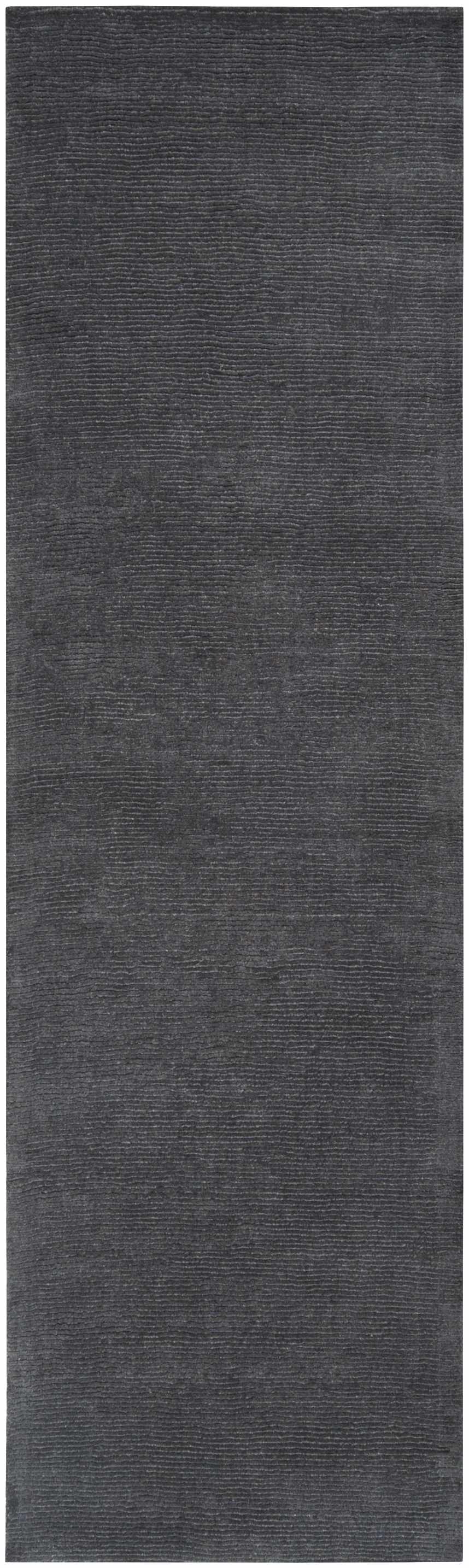 Brockton Solid Night Blue Wool Rug
