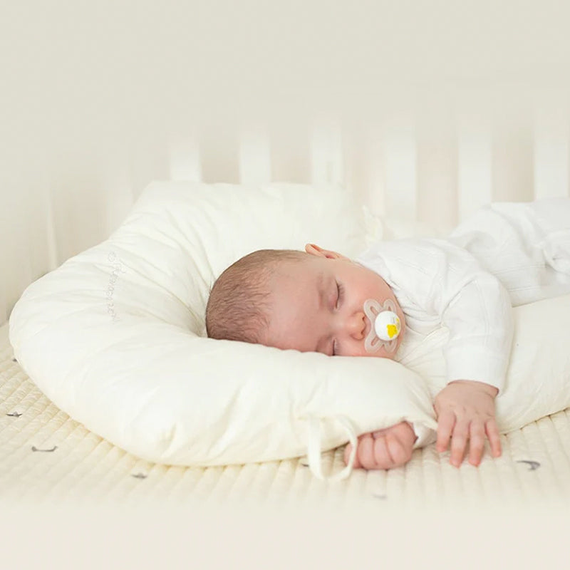 Baby Anti Flat Head Pillow Organic Cotton Infant Sleeping Support Cushion