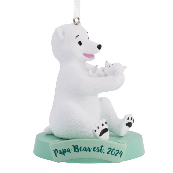 New Dad Dated Ornament