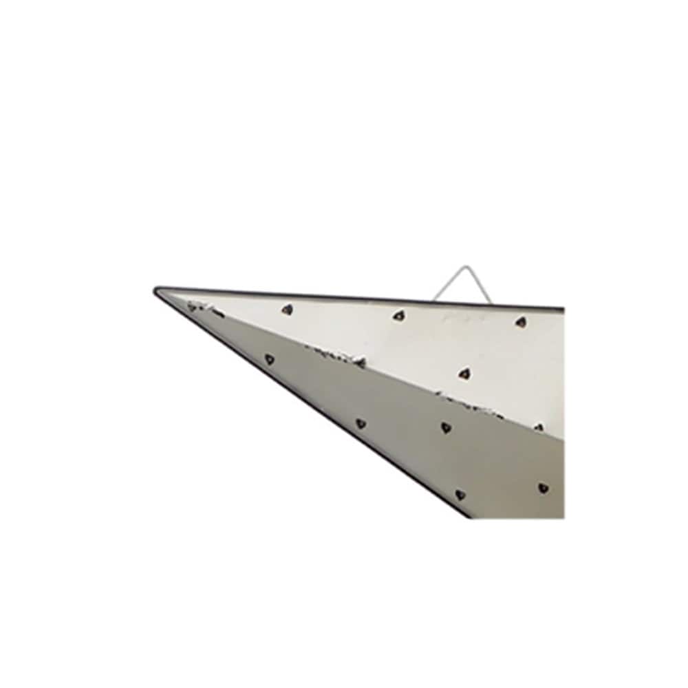 36in White LED Light-Up Metal Barn Star Wall Decor | Farmhouse Style Home Decor | Housewarming Gift | Party Decor