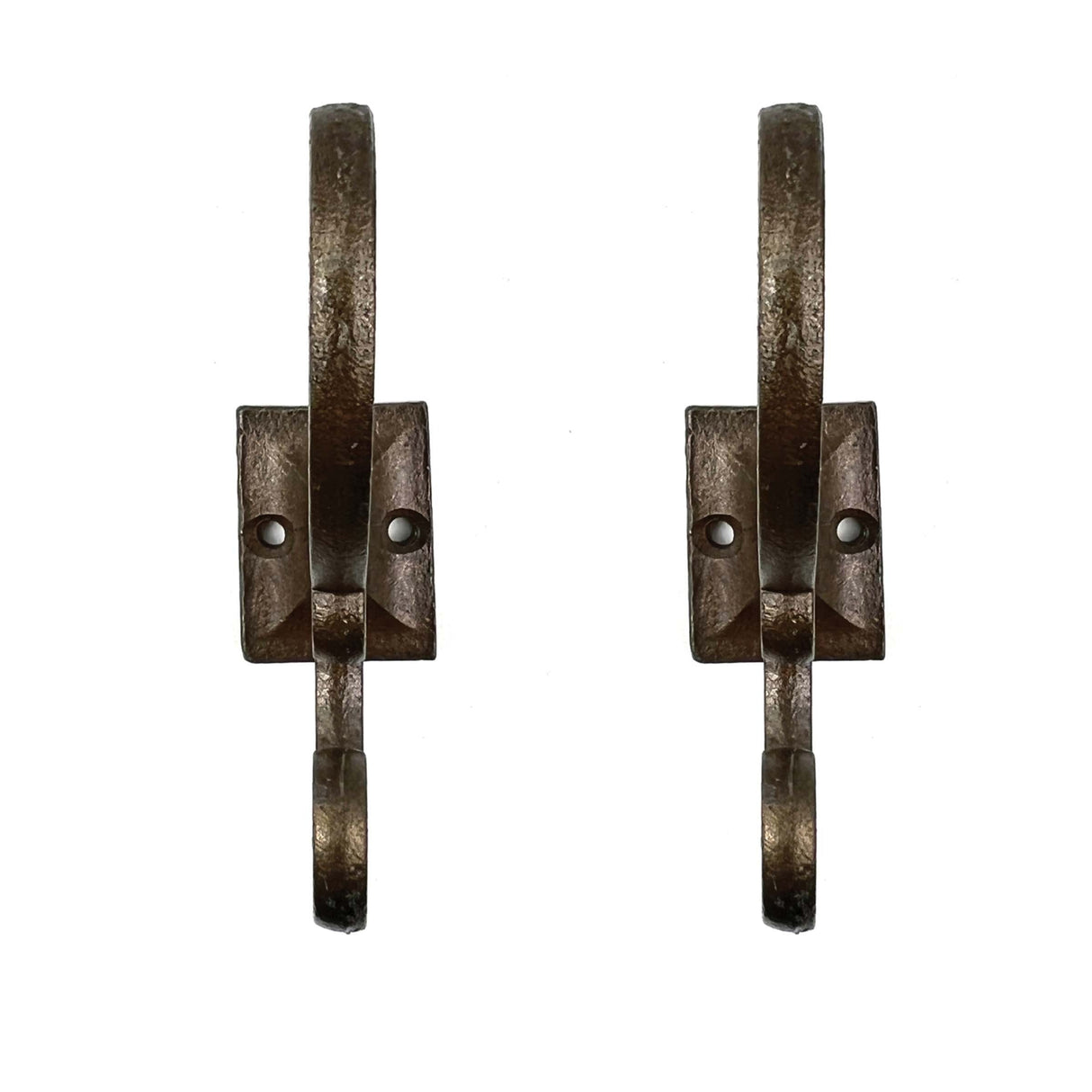 Metal Scroll Wall Hook Bronze Set of 6, Kitchen Cabinet Knobs Dresser Knobs Drawer Knobs Handles