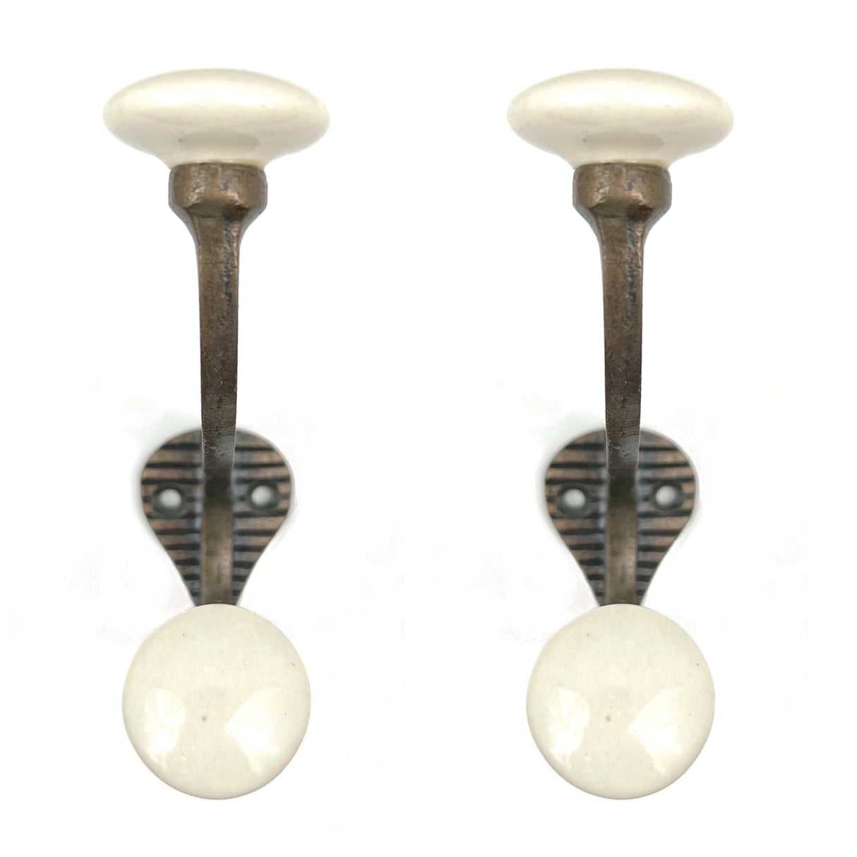 Metal Farm House Wall Hook Bronze Set of 6, Kitchen Cabinet Knobs Dresser Knobs Drawer Knobs Handles
