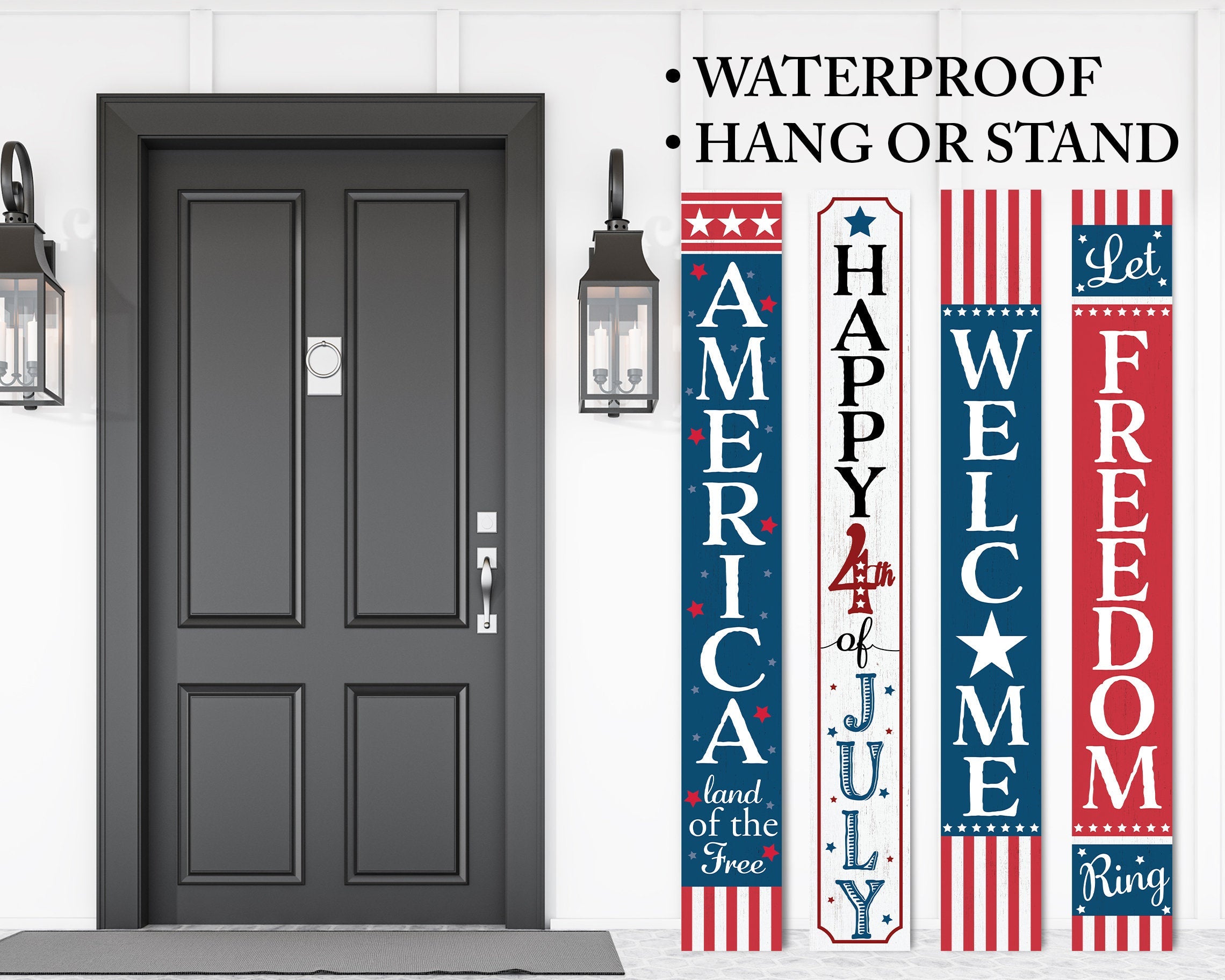 72in-4th-of-July-Welcome-Porch-Sign-|-Patriotic-Wooden-Porch-Decor-|-Farmhouse-Decor-for-Porch-|-Independence-Day-Outdoor-Decor-