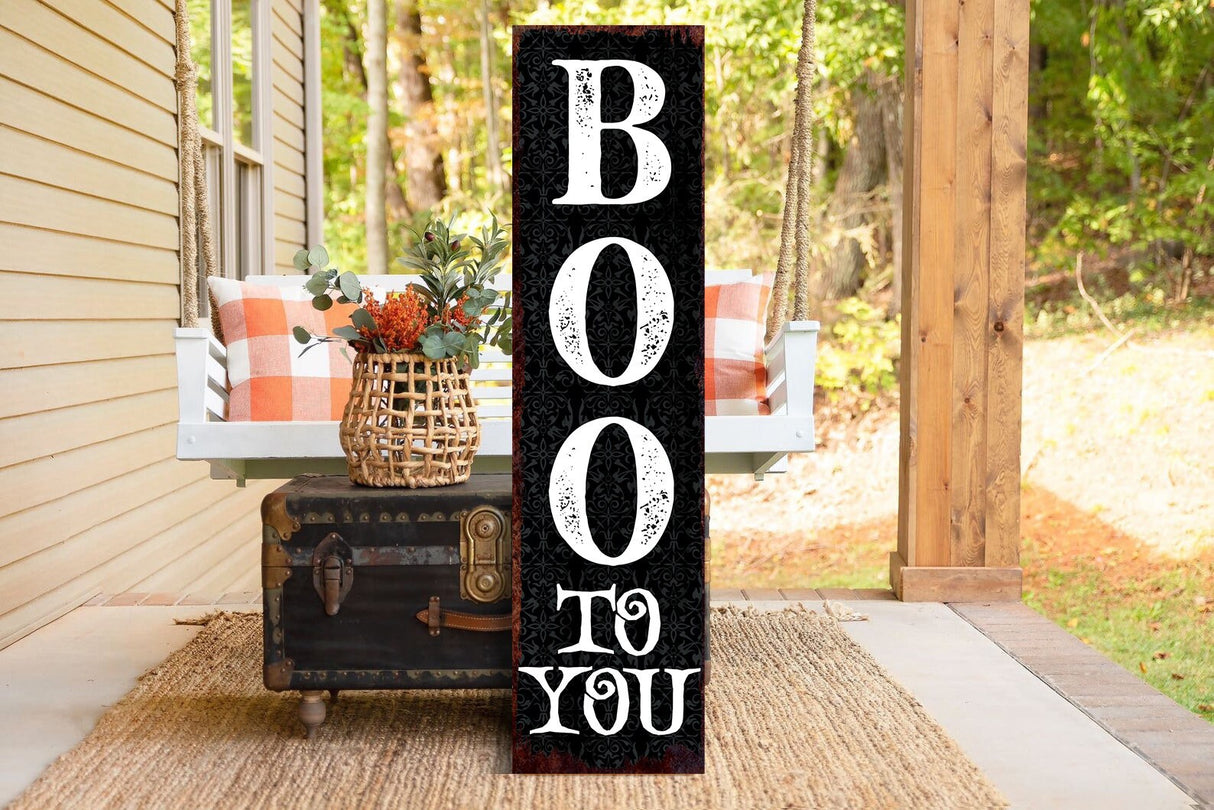 36" “BOO To You” Halloween Porch Sign