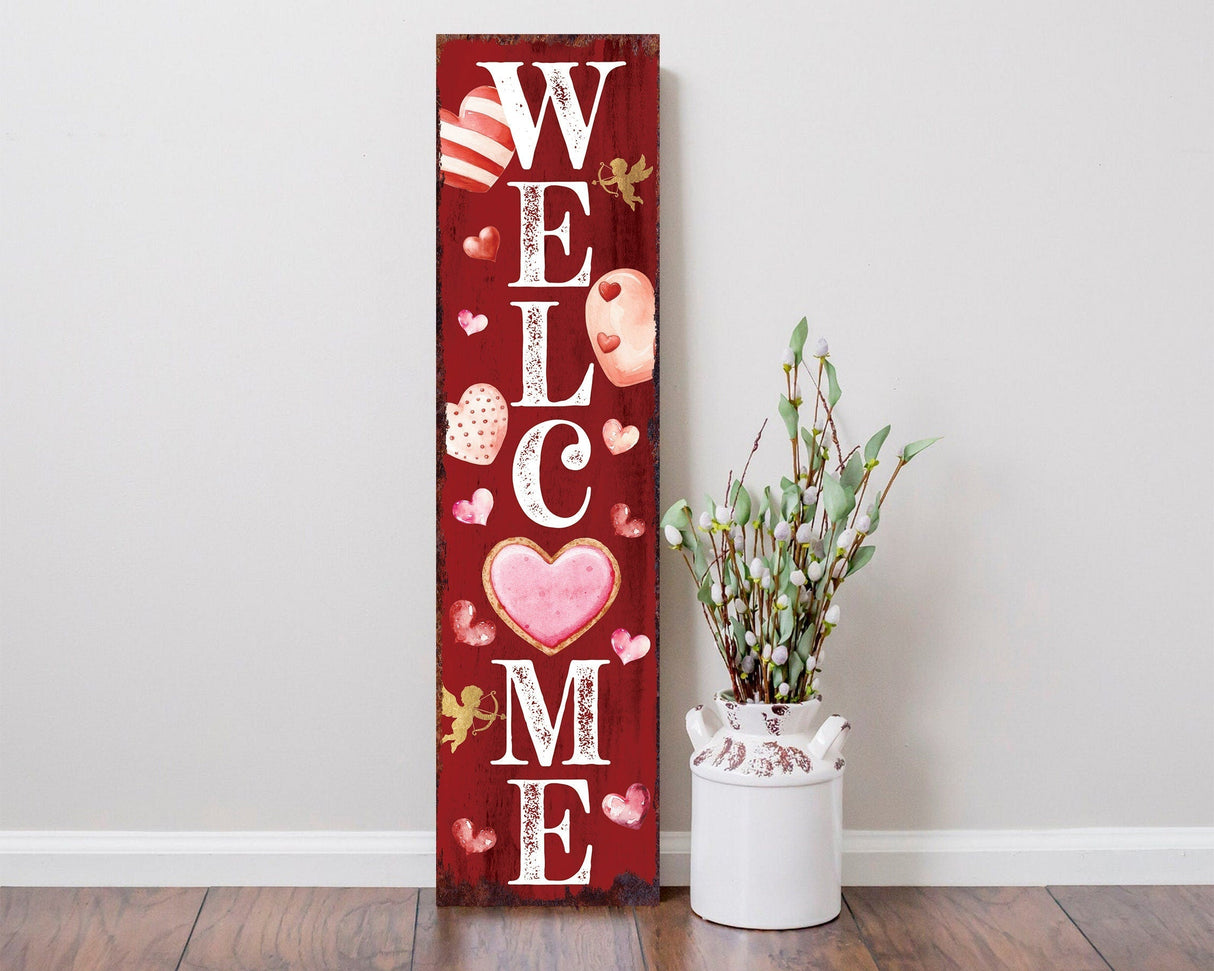 Rustic Modern Farmhouse 36in Welcome Porch Sign