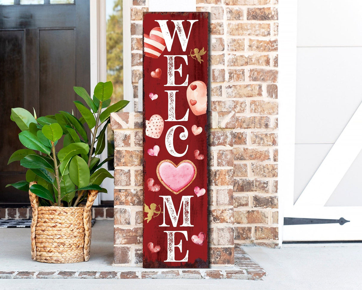 Rustic Modern Farmhouse 36in Welcome Porch Sign